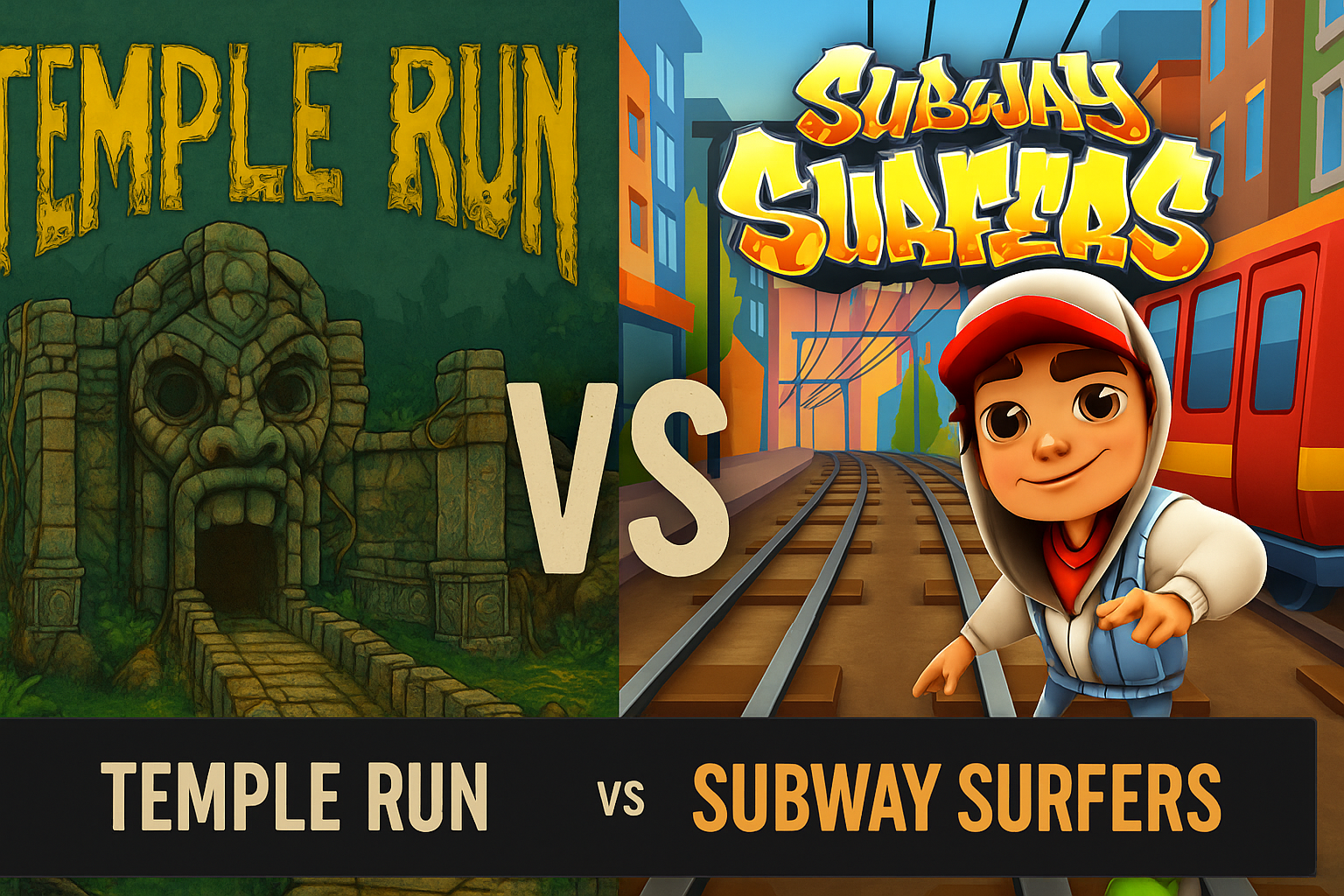 Temple Run vs Subway Surfers